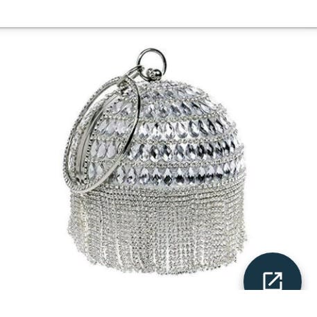 Women's Clutch - Silver