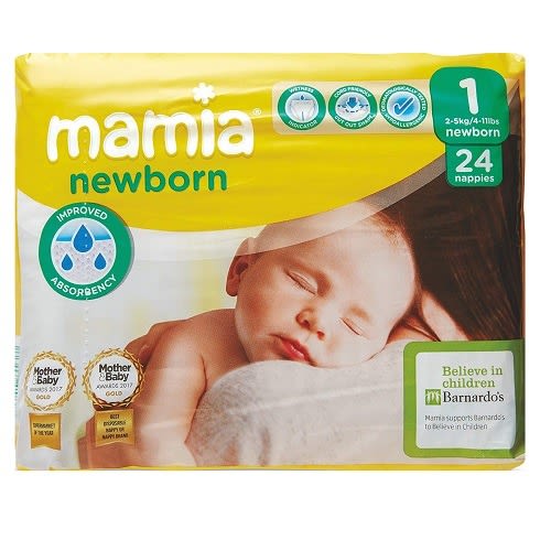 Newborn Baby Diapers Size 1 - 24 Count