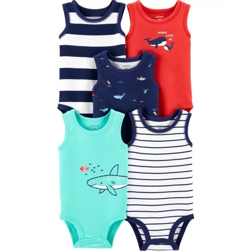 5-pack Tank Bodysuits