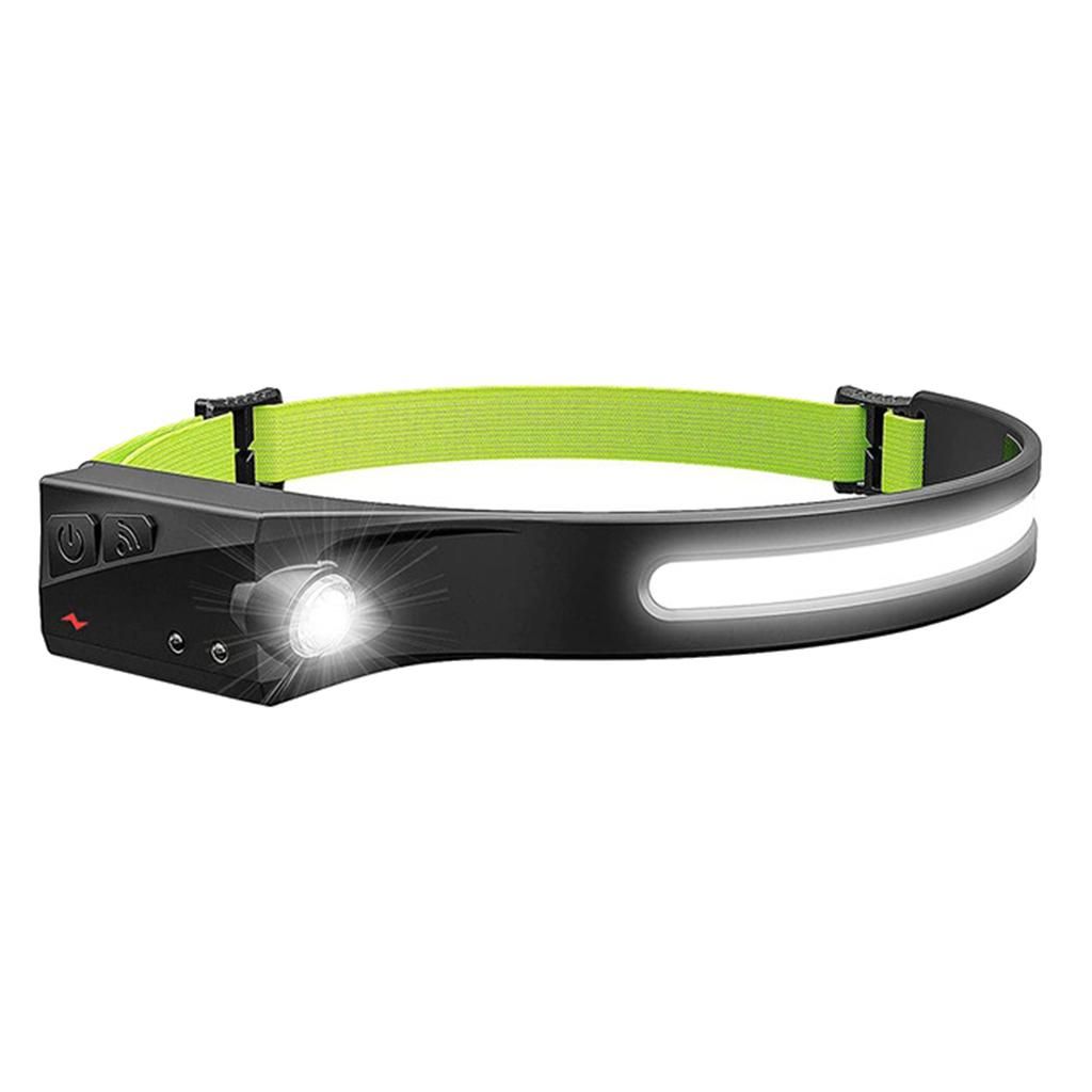 COB LED  Head Flashlight Rechargeable Lamp For Cycling Outdoor