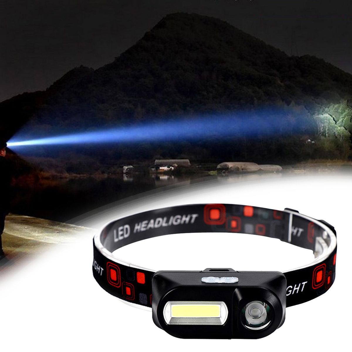 LED  Rechargeable, 6 Modes Waterproof Adjustable