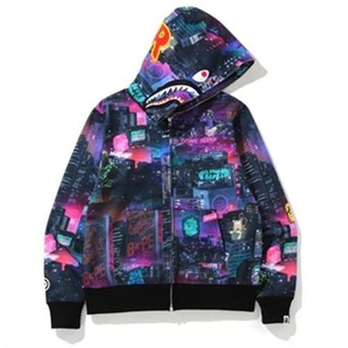 Sports Sweatshirt Shark Head Hoodie
