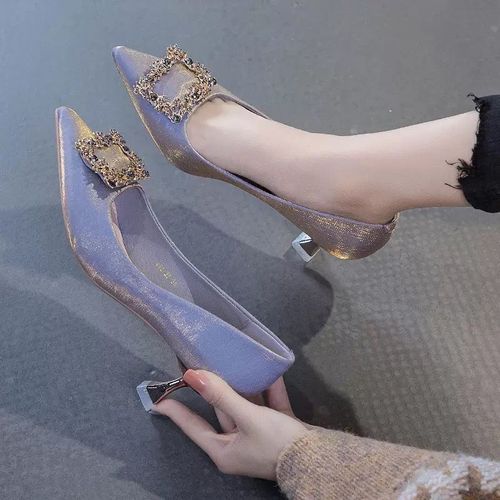 Newest Unique Design High Heels -Blue