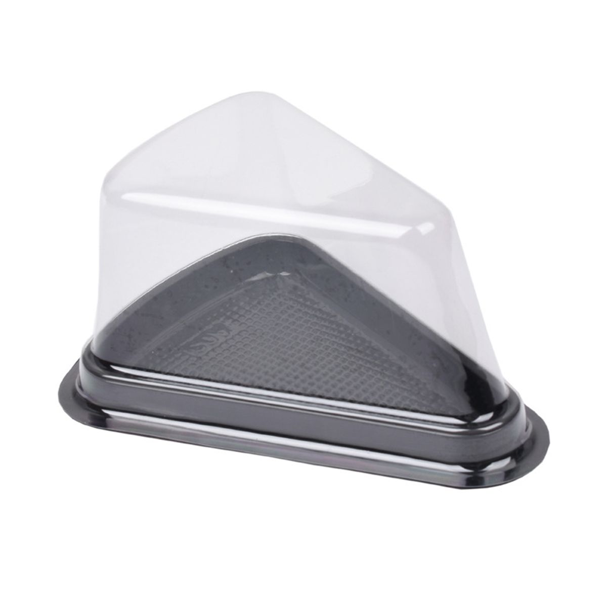 50Pcs Cupcake Box Moon Cake Tray Triangular Mousse Cake Black