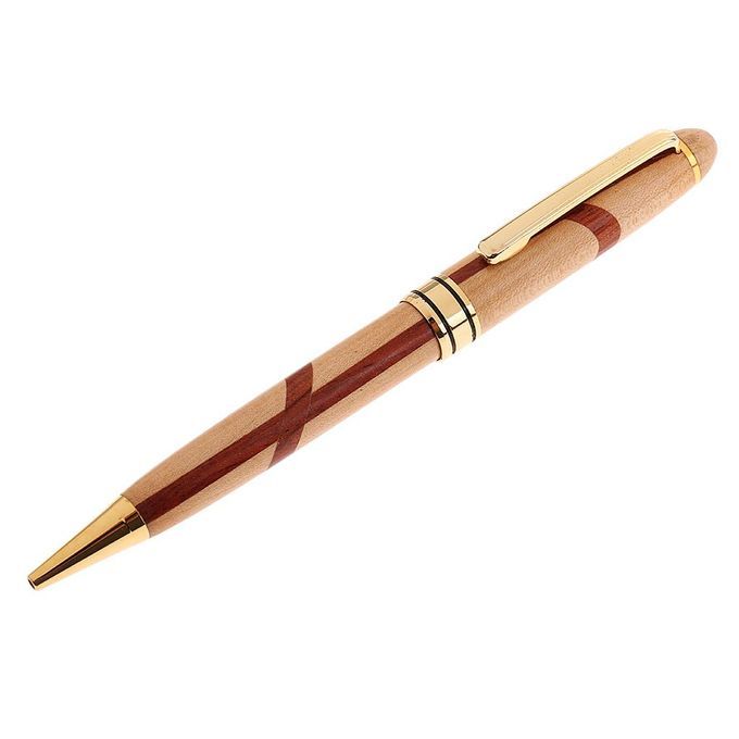 Exquisite Bamboo Ballpoint Pen Reusable Refillable Biros Souvenir Gift