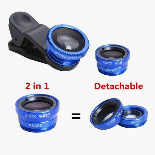 Wide-angle Macro 3-in-1 External Lens Mobile Phone Lens Telescope Lens