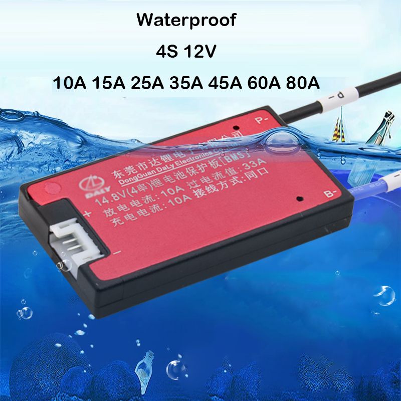 4S 12V Lithium Battery Protection Board Lifepo4 Iron Li-ion Li Charger Balance Polymer Lipo 10A 15A 20A 30A 40A 60A 80A BMS Cell