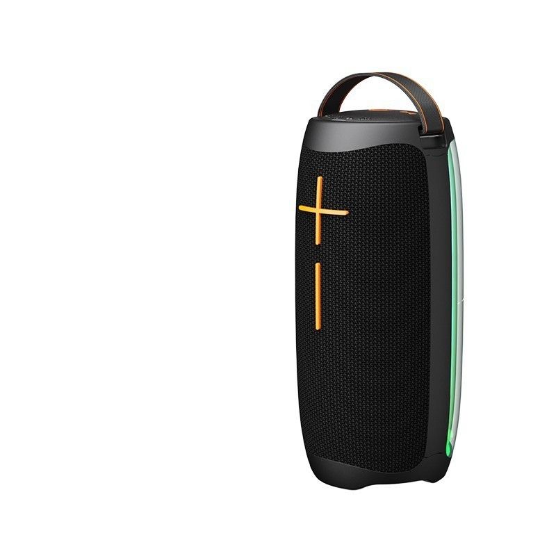 V10S PRO Dynamic Light Wireless Bluetooth High Volume Subwoofer Speaker Black