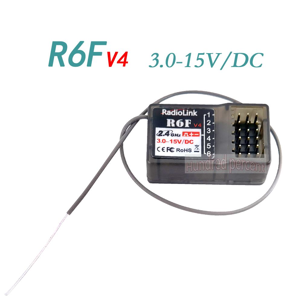 Radiolink 2.4GHz 6CH Receiver Gyro Inside For4GS R6FG V5 Transmitter R7FG V1.4