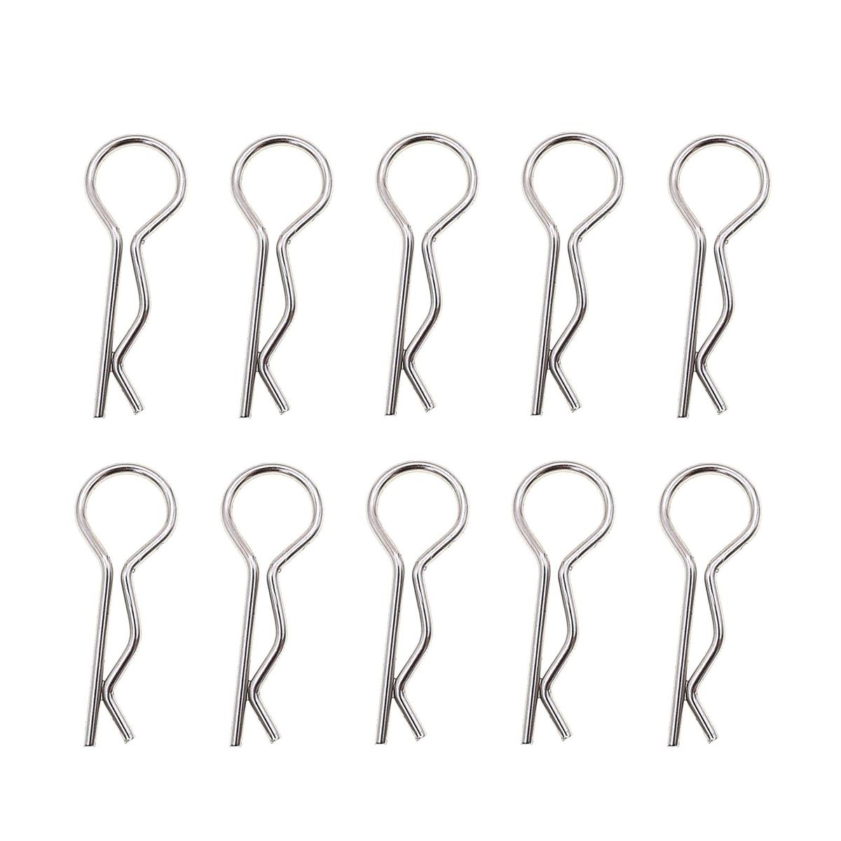 100PCS 1:16 Universal Car Shell Clip Pin Buckles 02053 86090 85734 R Clips Replacement for HSP On-road Remote Control Cars Accessories
