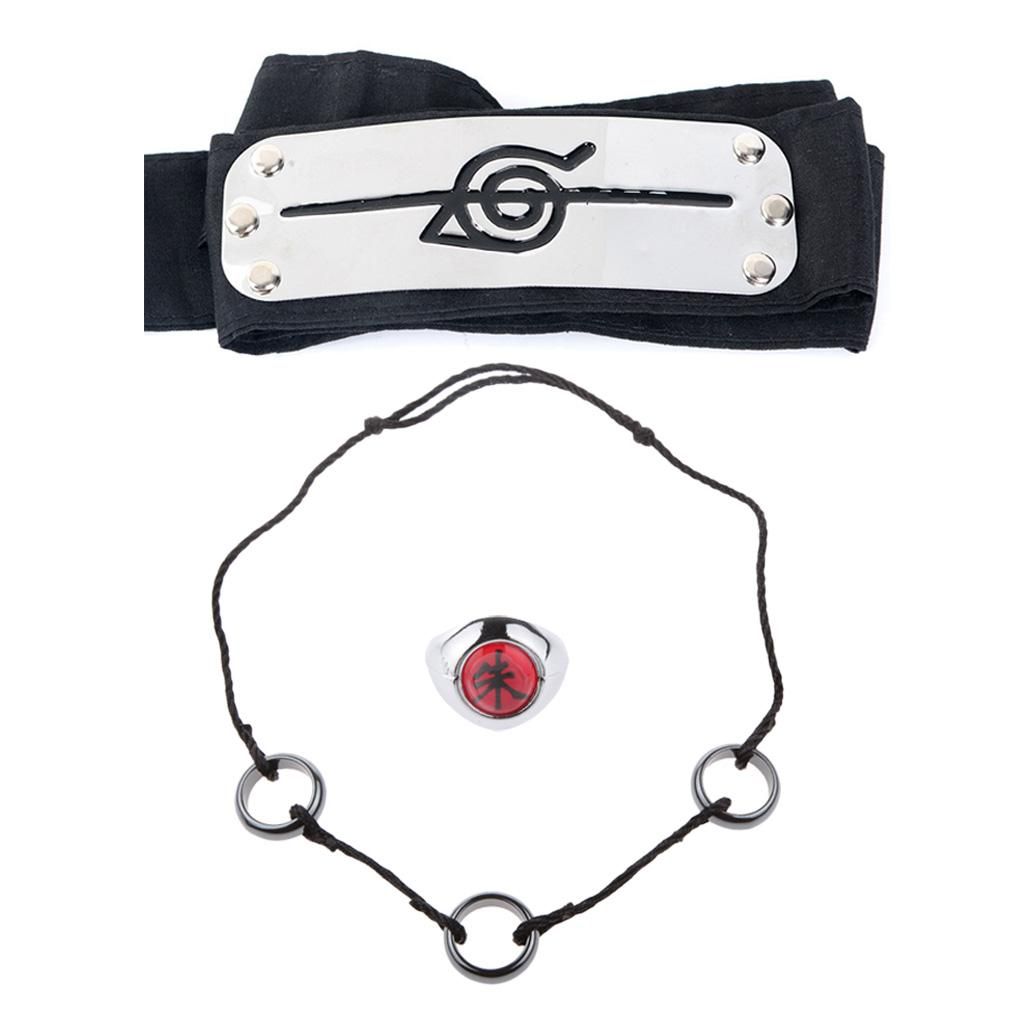 Aktsuki  Itachi Cosplay Costume Prop Ring Necklace