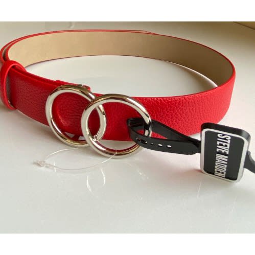 Pebbled Belt With Double Ring Buckle -  XL