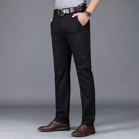 Smart Stock Chinos Pant For Men - Black