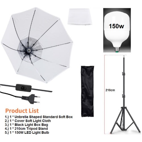 Octagonal Panoramic Studio Picture And Video Soft Lighting Set