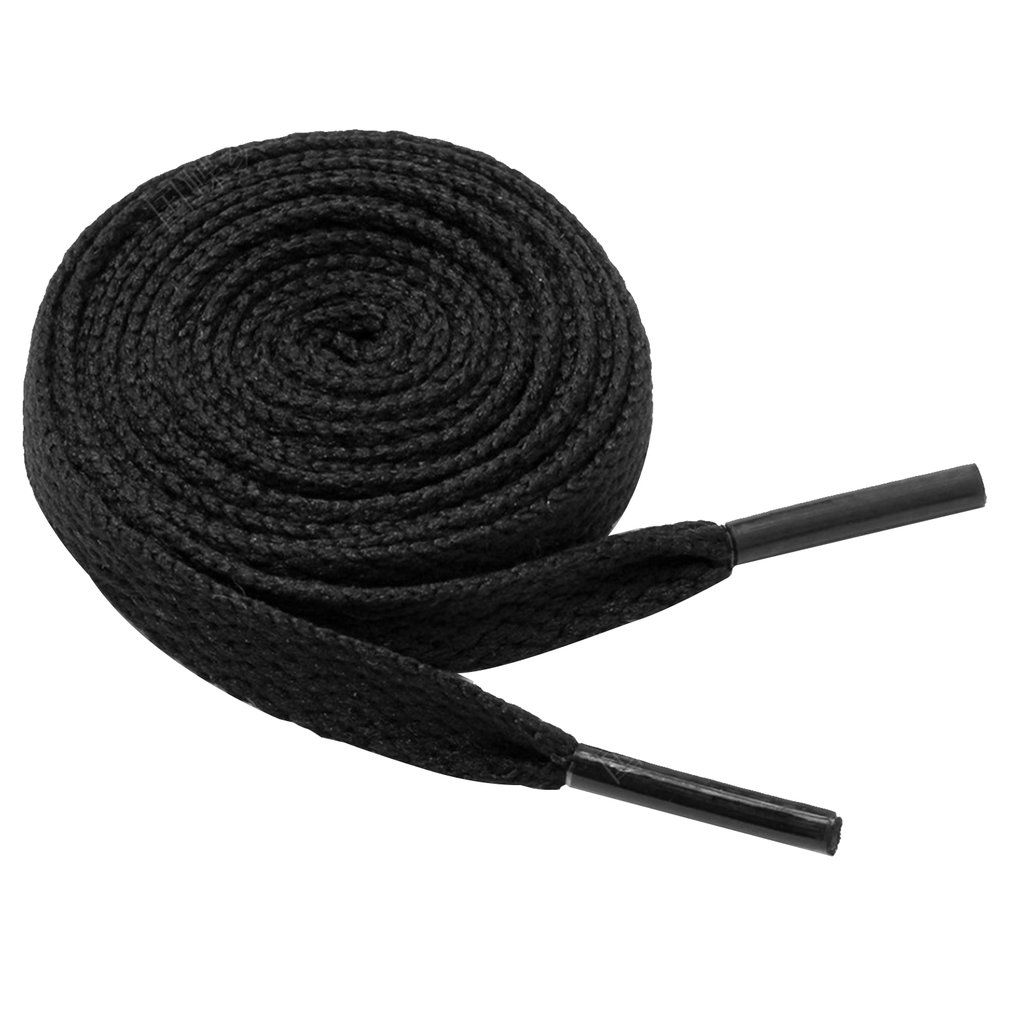 1pcs Flat Polyester Shoelace Coloured Bootlace Sports Shoe Sneakers Shoe Lace