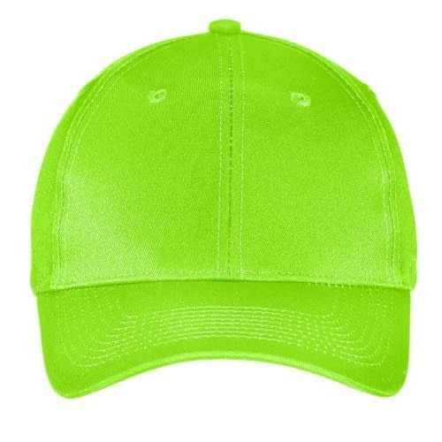 Plain Face Cap  - Unisex - Neon Green