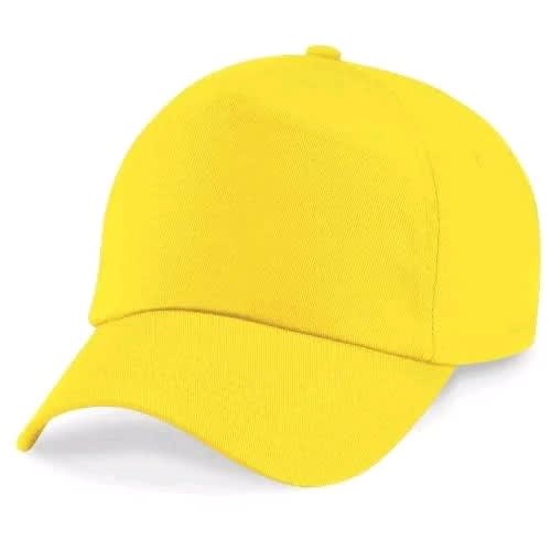 Plain Face Cap  - Unisex - Yellow