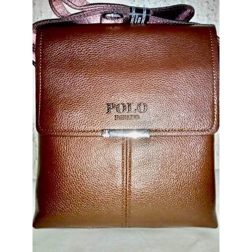 Men's Shoulder Bag - Brown