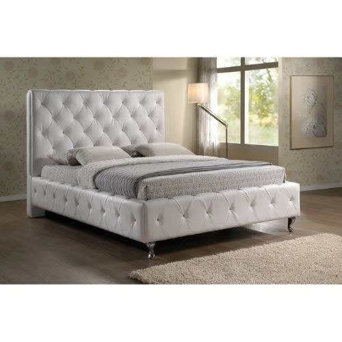 Apex Venture -leather Tufted Platform Bedframe