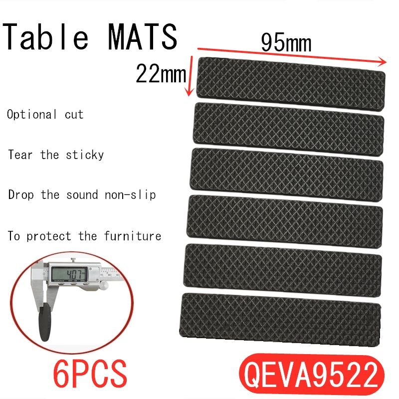 Furniture Legs Cups Round Square Magnetic Invisible EVA Door Stopper Non-slip Table Chair Leg Floor Protector Pads Chairs Mats-QEVA9522