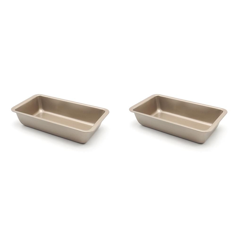 2Pcs 9 Inch Loaf Baking Pan Toast Bread Mold Cake Mold