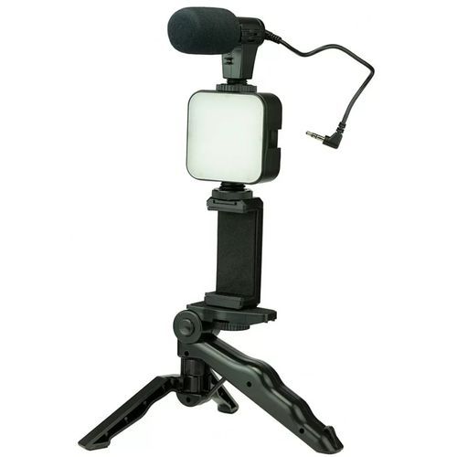 SHARE THIS PRODUCT   3 In 1 Vlogging Video Making Kit Compatible With IPhones And Smartphones