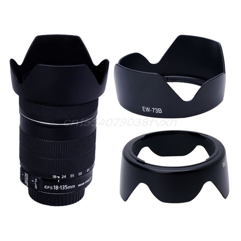 Ew-73b Camera Lens Hood For Canon Ef-S 18-135mm F3.5-5.6 Is