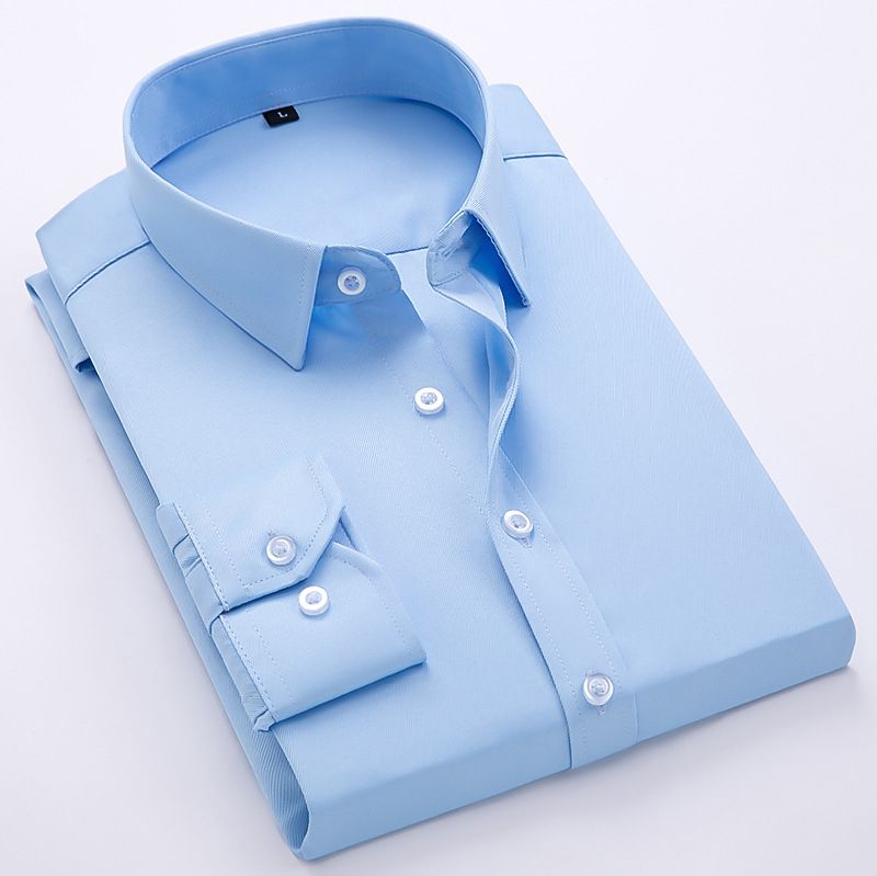 Men's Corperate Quality Formal Office Sky Blue Long Sleeve Shirt