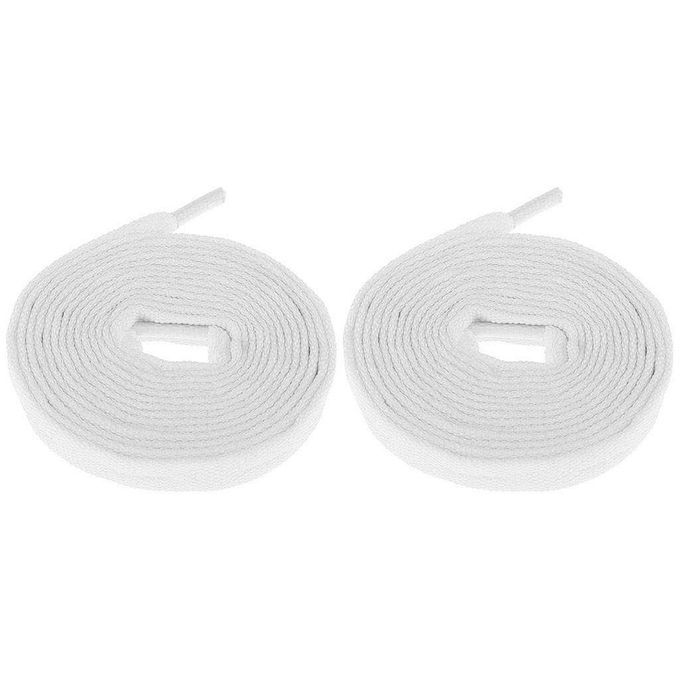 1 Pair Roller Inline Skate Shoelaces Skating Skates String Shoe White