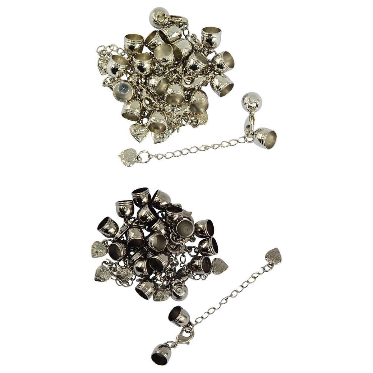 20pcs Clasp And Clip Ends Set Lobster Clasps Jewelry Making For