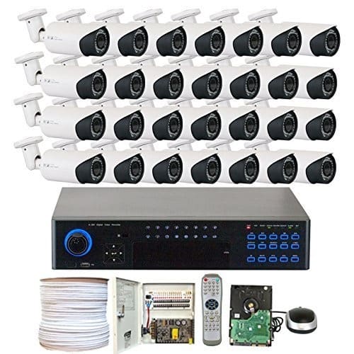 32 Channels CCTV Camera Complete Security Surveillance Kit + 7TB HDD