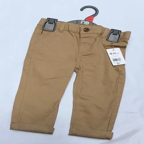 Mothercare Chinos Trouser For Boys - Stone Wash Brown
