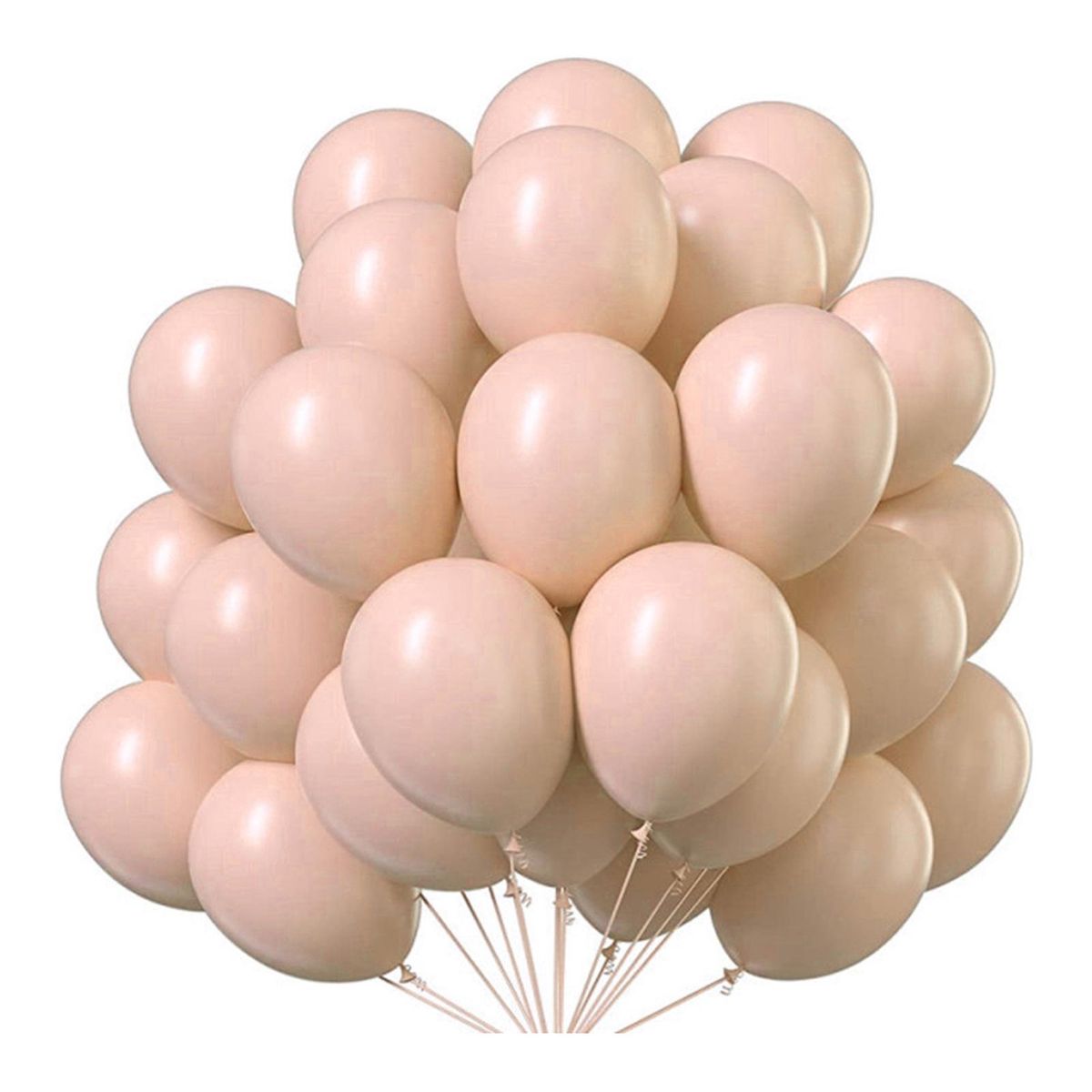 50Pcs Balloon Toys Adult Kids Boy Girl Round Heart Shape Birthday Balloons Orange