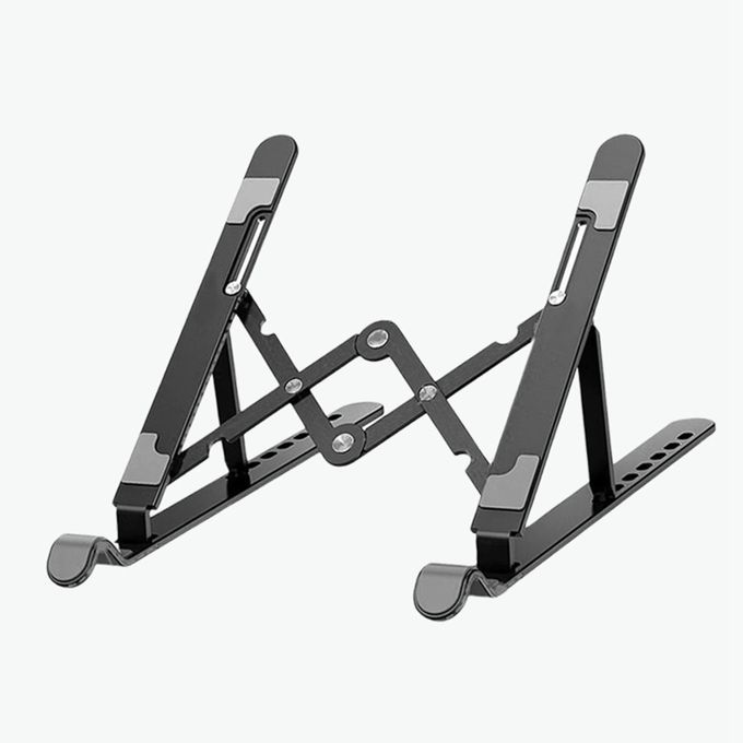 Laptop Stand Lightweight Height Adjustable Ventilated Laptop Black