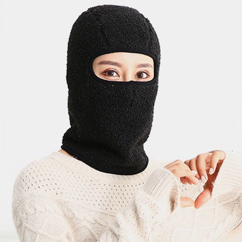 Winter Men's Fleece Balaclava Face Mask Neck Warmer Thermal Head Cover Beanies-Balaclava 02