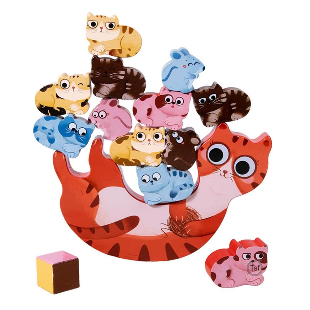 Animal Balance Beam Toys For Kids Puzzle Early Educational