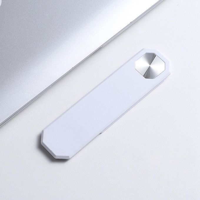 Foldable Laptop Phone Holder Side Phone Holder For Computer White
