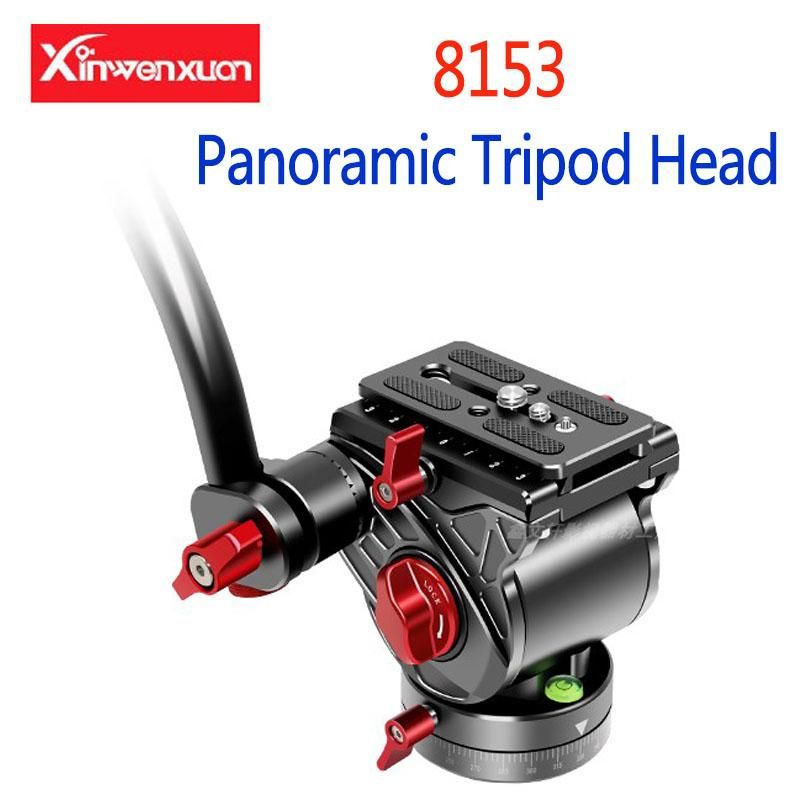 Panoramic Tripod Head Hydraulic Fluid Video Head For Tripod Monopod Camera Holder Stand Mobile SLR DSLR Camera 8153