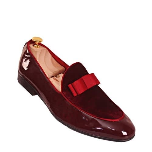 Men Italian Dress Shoe - Red