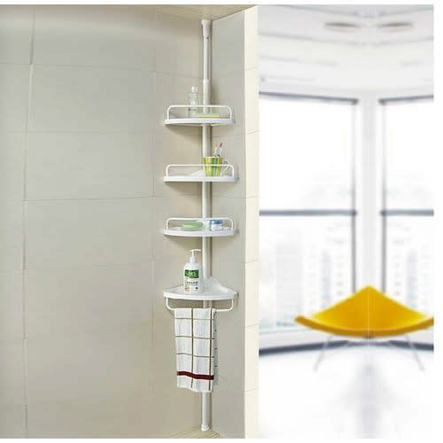 Bathroom And Kitchen Corner Shelf Organizer-4 Tier