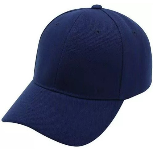 Classic Plain Baseball Face Cap - Blue