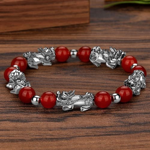 Feng Shui Pixiu Pi Yao Obsidian Bracelet