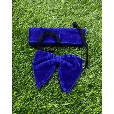 Simple Classic Blue Men's Bow Tie