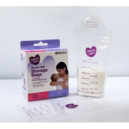 Breastmilk Freezer Storage Bags - 25 Count