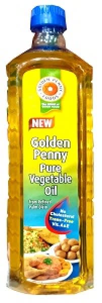 Golden Penny Pure Vegetable Oil 1 Litre X 12