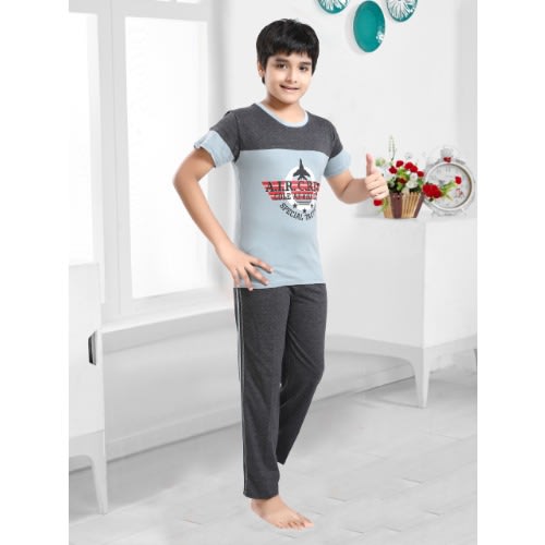 Top And Trouser For Boys Sleepwear Set
