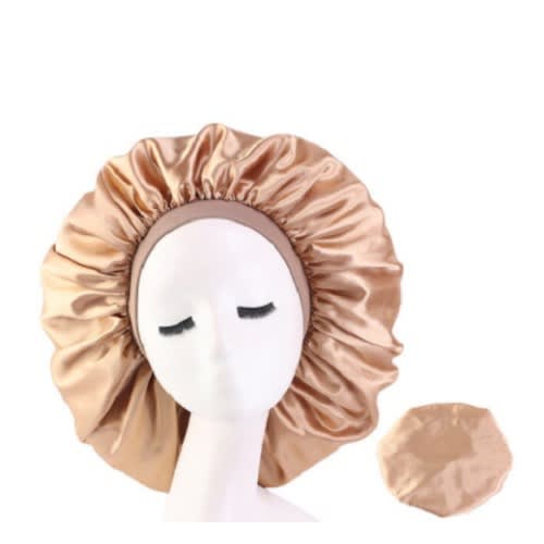 Jumbo Sleeping Hair Bonnet – Gold