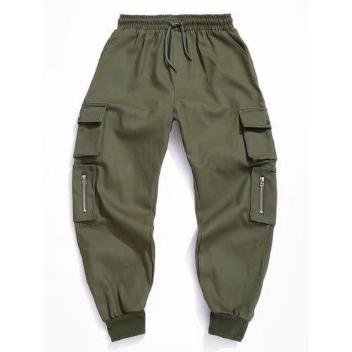 Unisex Cargo Pant Joggers  - Green