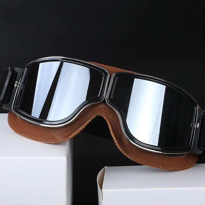 Unisex Outdoor Sports Ski Glasses Motorcycle Anti Fog UV Yellow Frame