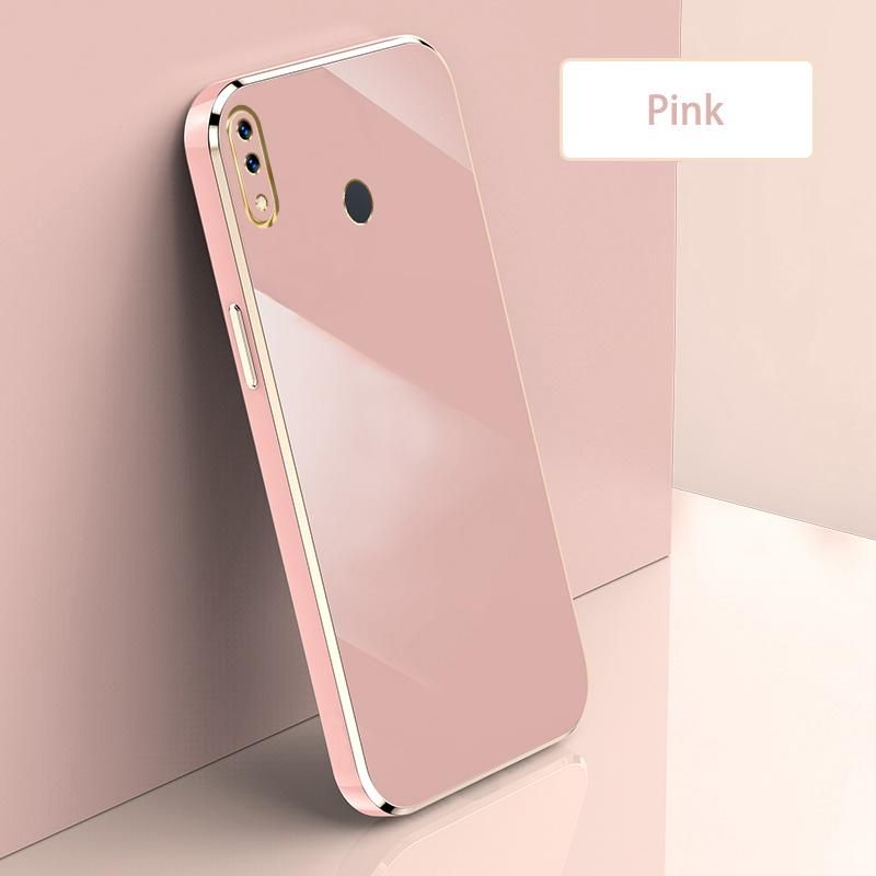 Ultra Thin Plating Phone Case for Huawei Nova 3 Lens Protection soft Phone Back Cover-Pink